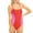 Racing Red/Fuschia Fever, variant on Dolfin Uglies Revibe High-Shine Color Block Diamondback in Jade/Fresh Water