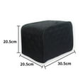 thumbnail image 2 of Toaster Cover, Quilted Toaster Cover 2 Slice,Kitchen Small Appliance Covers, Toaster Cover Fits for Most Standard 2 slice Toasters,(Black)30*20*20CM, 2 of 5