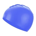 thumbnail image 2 of Gorros de natación de silicona Gorros de baño elásticos flexibles duraderos impermeables cómodos gorros de natación piscina para niñas niños Azul profundo, 2 of 8