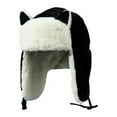 thumbnail image 1 of Women Warm Trapper Hat with Cat Ears Thickened Windproof Ear Protection Cozy Velvet-lined Ladies Hat, 1 of 10