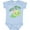 AE-Light Blue, variant on Inktastic I'm a Turtle-ly Amazing Girl- cute turtle Girls Baby Bodysuit