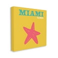 thumbnail image 3 of Stupell Industries Vivid Miami Starfish Silhouette Graphic Art Gallery Wrapped Canvas Print Wall Art, Design by The Saturday Evening Post, 3 of 7