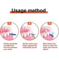 thumbnail image 3 of 200 cepillos interdentales, cepillo interdental de silicona de doble cara, cepillo de dientes de silicona suave, herramienta de limpieza de hilo dental, palillo de dientes de higie, 3 of 5