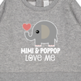 thumbnail image 3 of Inktastic Mimi and Poppop Love Me Grandchild Baby Sweatshirt, 3 of 4