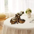 thumbnail image 3 of Estatua de caballo de río, escultura animal, multifuncional, coleccionable, resina, decorativa Dorado, 3 of 6