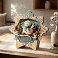 thumbnail image 4 of JHyouerji Christmas Tabletop Ornament Khaki Freestanding Book Lover Shelf Decor For Bookcase Living Room Holiday Home Xmas Decoration Seasonal Accent, 4 of 5