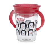 Nuby Tritan 8 Oz. Two Handle Wonder Cup with Hygienic Cover