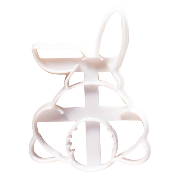 Cheapark Easter Bunny Cookie Cutter Metal Baking Tool for Spring Holiday Cooking and Party Treats