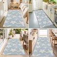 thumbnail image 4 of Hallway Runner Rug 2'x6', Blue Starfish Coastal Kitchen Runner Rugs Non-Slip Carpet Mats, Nautical Summer Ocean Abstract Art Bedside Rugs Runners Washable Floor Carpet for Bathroom Laundry Room, 4 of 8