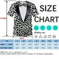 thumbnail image 4 of QTAGTESS Tuxedo T-Shirt Leopard Shirt Fake Suit with Bowtie Tee, 4 of 7