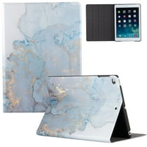 iPad Mini 5 Case, iPad Mini 4 Case, Allytech Slim Fit Lightweight Scratch Resistant Smart Cover Auto Sleep Wake Kickstand Shockproof Case Cove for Apple iPad Mini 5th 4th Generation, Gold Marble