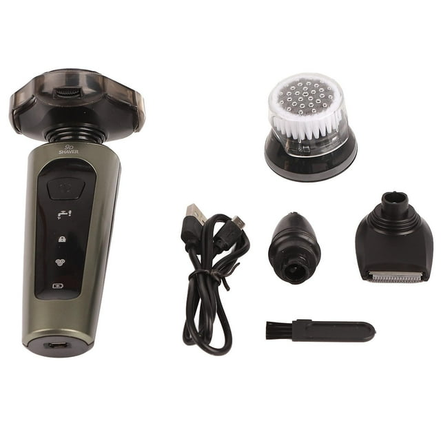 Multifunctional Electric Shaver Hair Clipper Face Cleaner Cleaning Brush for Home Salon