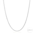 thumbnail image 6 of Solid 925 Sterling Silver Italian Rope Chain Necklace 16"-30", 6 of 16
