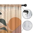 thumbnail image 4 of Blackout Kids Curtains,Orange Boho Sun, Mountain and Plant Pattern Childrens Insulated Curtains Set Of 2,Bedroom Essentials,Toddler Room Decor 42x84in(106x213cm), 4 of 5