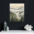 thumbnail image 4 of COMIO Neutral Mountain Wall Art Decor Forest Canvas Wall Art Poster Landscape Wall Art Artwork Modern Pictures Abstract Painting Watercolor Prints for Living Room Bedroom Unframed, 4 of 4