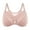 Rose Smoked, variant on Women's Front Closure Bras Posture Full Coverage Plus Size Lace Underwire Unlined Bra