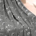 thumbnail image 2 of Gray Dinosaur Skeletons Fossils Pattern Blanket,Comfortable Soft Lamb Wool Throw Blanket,All Season,Warm Lightweight Blankets for Sofa Bed Couch Living Room Chair,50"x60", 2 of 4