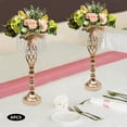 thumbnail image 3 of 6* Crystal Flower Vases Acrylic Flower Stands Rack w/Crystal Chain For Wedding Party Table Centerpieces, 3 of 15