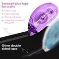 thumbnail image 6 of Scrapbook Tape, 8 Pack Double Sided Tape Roller for Crafts, Adhesive Glue Runner Scrapbooking Supplies Journaling  Office Supplies for Adults, 0.3IN x 26FT, 6 of 6