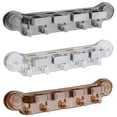 thumbnail image 3 of Wall-Mounted Suction Cup 4 Racks with 5 Hooks Mop Clip Broom Holder Storage Rack, 3 of 8