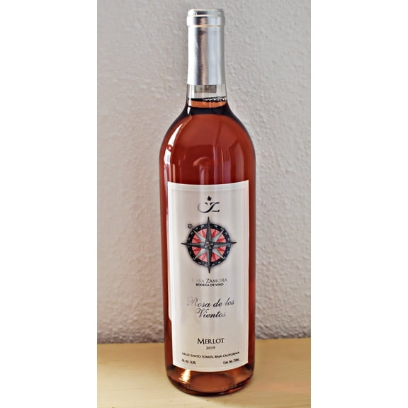 Vino Rosado Vid Mexicana Caza Zamora Rosa de los Vientos 750 ml