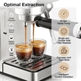 thumbnail image 2 of LINKChef 20 Bar Espresso Machine with Cold Brew , Professional Coffee Maker for Latte & Cappuccino, Stainless Steel, 2 of 10