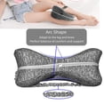 thumbnail image 3 of Soporte ortopédico para piernas para dormir mejor, alinea la columna, la cadera, la espalda y alivia el dolor del nervio ciático - Almohada para rodillas con correa elástica y funda, 3 of 5