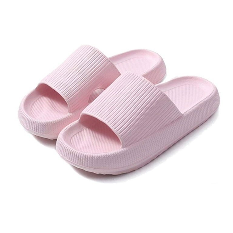 Opdatering Hviske cyklus Shower Shoes Slides Sandals Women Men House Slippers, Size W 8.5-9.5, M  7-8, Pink 40-41 - Walmart.com