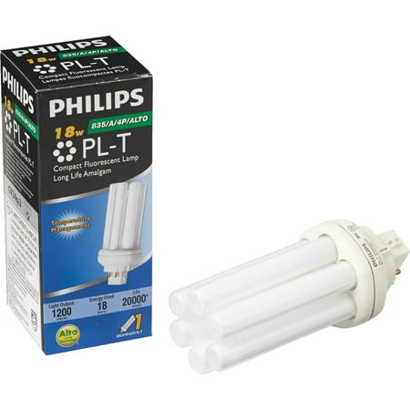 

Philips 18W 4 Pin GX24q2 Neutral White Long Triple Twin Tube CFL Bulb
