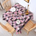 thumbnail image 2 of Pioneer Flower Floral Print Pattern Square Tablecloth, Waterproof Wipeable Spillproof Washable Table Cover for Home Kitchen Party Decor, 42"x42", 2 of 6