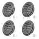 thumbnail image 1 of 4X Rejillas de Ventilación de Acero Inoxidable 304 de 4 Pulgadas, Cubierta de Rejilla con Rejilla, Campana de Ventilación, Conducto Plano, Ventilación, Salida de Aire de Pared, 1 of 7