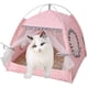 thumbnail image 2 of Cama de verano para gatos, tienda de campaña para gatos, casa para gatos, cueva, cama cómoda para gatos, cueva para gatos, casa para gatos, cama para gatos, mascota, 38 x 38 x 36 cm, estilo 2, 2 of 6