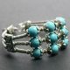 thumbnail image 2 of Hecha A Mano De Turquesa s Tibetanas s De Aleaci?n Vintage Sunnimix Pulseras de turquesa para mujer, 2 of 8