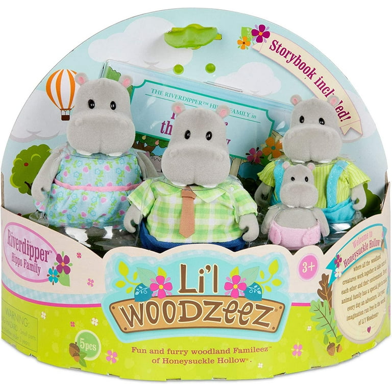 【即出荷】 Woodzeez Li'l Miniature River The - Set Figurine Animal キッズ・ファミリー