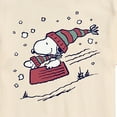 thumbnail image 3 of Peanuts - Snoopy Sledding - Men's Short Sleeve Graphic T-Shirt, 3 of 6