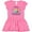 Raspberry with Polka Dots, variant on Inktastic Happy Hanukkah Dreidel and Laurels Gift Baby Girl Dress