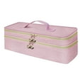 thumbnail image 2 of Hair Dryer Bags Travel Hair Straighteners with Handle Hair Dryer Storage Bag, 2 of 7