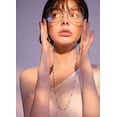 thumbnail image 4 of Jinsinto Chaîne de Lunettes Plaquée Or Support de Lunettes de Lecture pour Femmes, 4 of 5