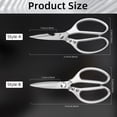 thumbnail image 5 of Kitchen Scissors 2Pack,Poultry Shears Heavy Duty Meat Scissors, Dishwasher Safe Multipurpose Stainless Steel Sharp Utility Food Scissors for Chicken, Shrimps, Fish, Herb,Seafood, 5 of 6