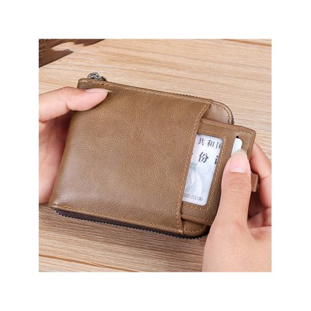 Sexy Dance Men Slim Wallet RFID Blocking Purse Trifold With ID Window  Minimalist Mens Fashion Organizer Gray