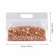 thumbnail image 3 of Storage Bags Clear Reusable Airtight for Pantry Organization and Storage, Plastic Bag for Tea, Dried Goods, Bulk Snacks, 3 of 5