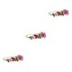 thumbnail image 4 of Broche de flor de cristal Qarigey Rojo CBP268789, 4 of 6