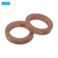 thumbnail image 3 of Key Cap Cover 0.9" Round Key Identifier Tags for House Keys, Brown, 10 Pack, 3 of 6