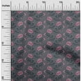 thumbnail image 1 of oneOone Cotton Silk Fabric Leaves & Floral Block Print Fabric BTY 42 Inch Wide, 1 of 4