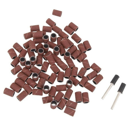 

100 Pack 1/4 Drum Sanding 2PC Band Rotary Tool Drill Bit