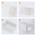 thumbnail image 3 of Unique Bargains Storage Cube Collapsible Storage Basket for Organizing Clothes 1pk Beige M, 3 of 7
