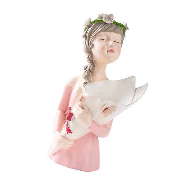 Flamento Vase del hogar Decoración del hogar Figurine Centro de moda, diseño nórdico, jarrón de escritorio para sala de estar de comedor