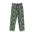 thumbnail image 6 of Uemuo Fun Panda Playing With Bamboo Leaves Pattern Men's Wide Leg Palazzo Lounge Pants with Pockets Light Weight Loose Comfy Casual Pajama Pants-X-Large, 6 of 9