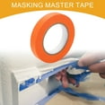 thumbnail image 2 of Cinta de pintor universal Unique Bargains - Cinta de enmascarar para pintura de automóviles DIY sin residuos - Papel crepé naranja de 0.8 pulgadas x 60.1 yardas, 2 of 7