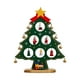 thumbnail image 1 of Decoración de árbol de Navidad de madera para escritorio, divertido adorno de mesa para el hogar. Verde Pequeño, 1 of 9